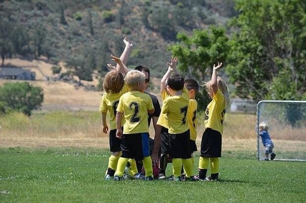 squadra di calcio bambini